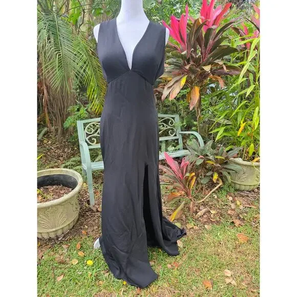 Pamella Roland Formal Dress Black Size 10 - Picture 4 of 5